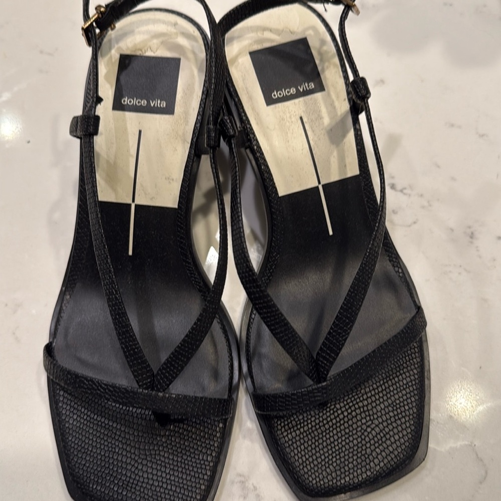 Dolce Vita Black Sandals